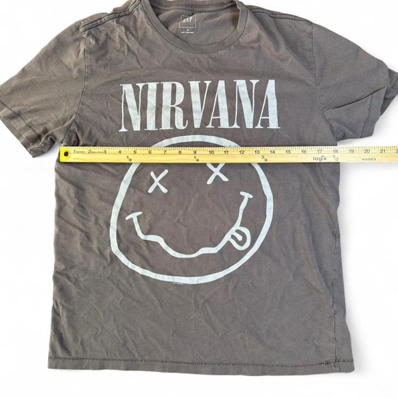 Grey Gap Nirvana cotton t-shirt size medium - Picture 3 of 5